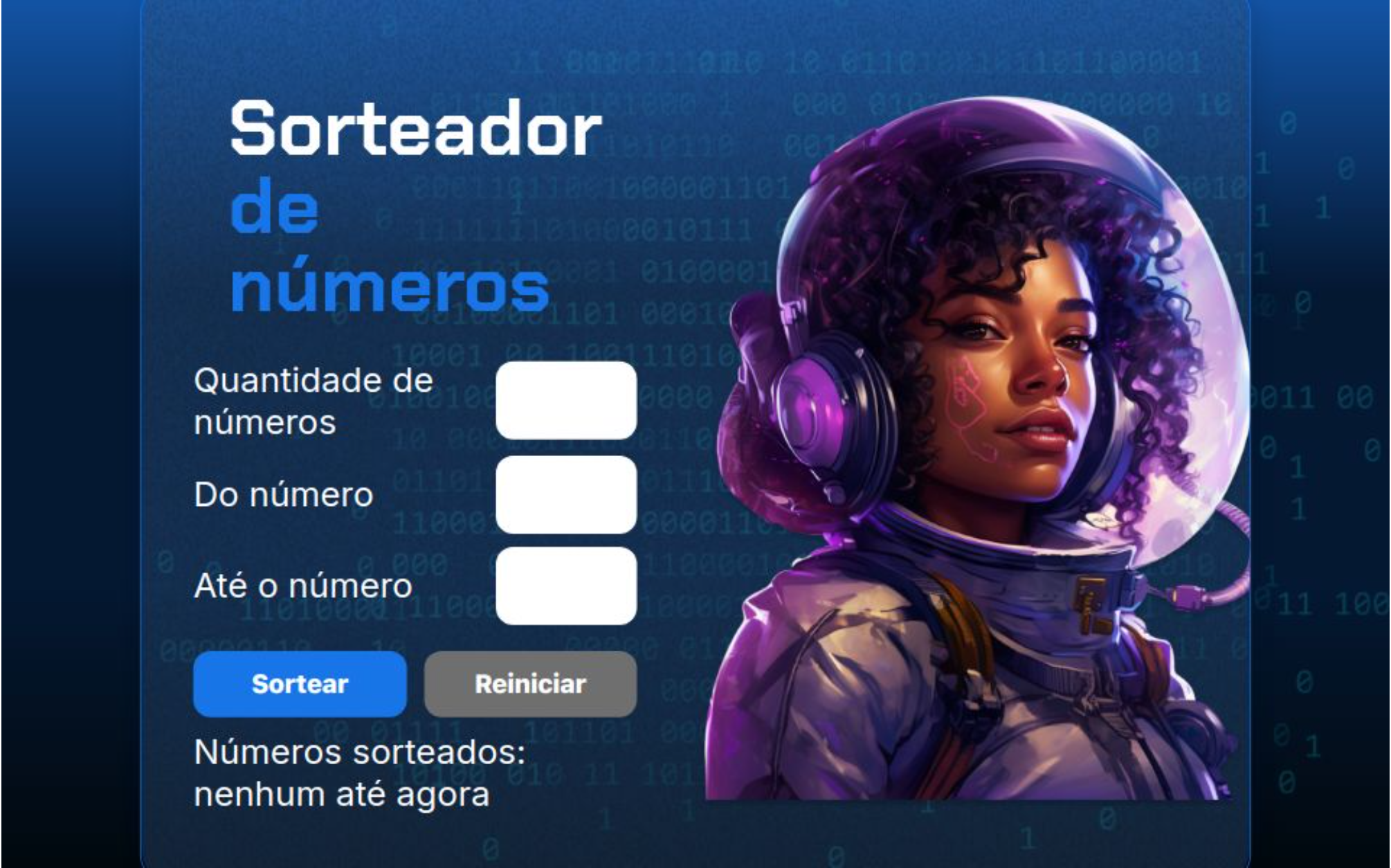 Foto do Projeto Sorteador de Numeros